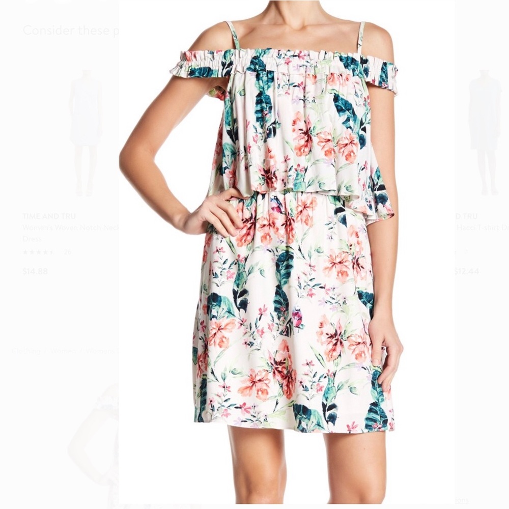 Sanctuary Monaco Printed Popover Dress In Paradise